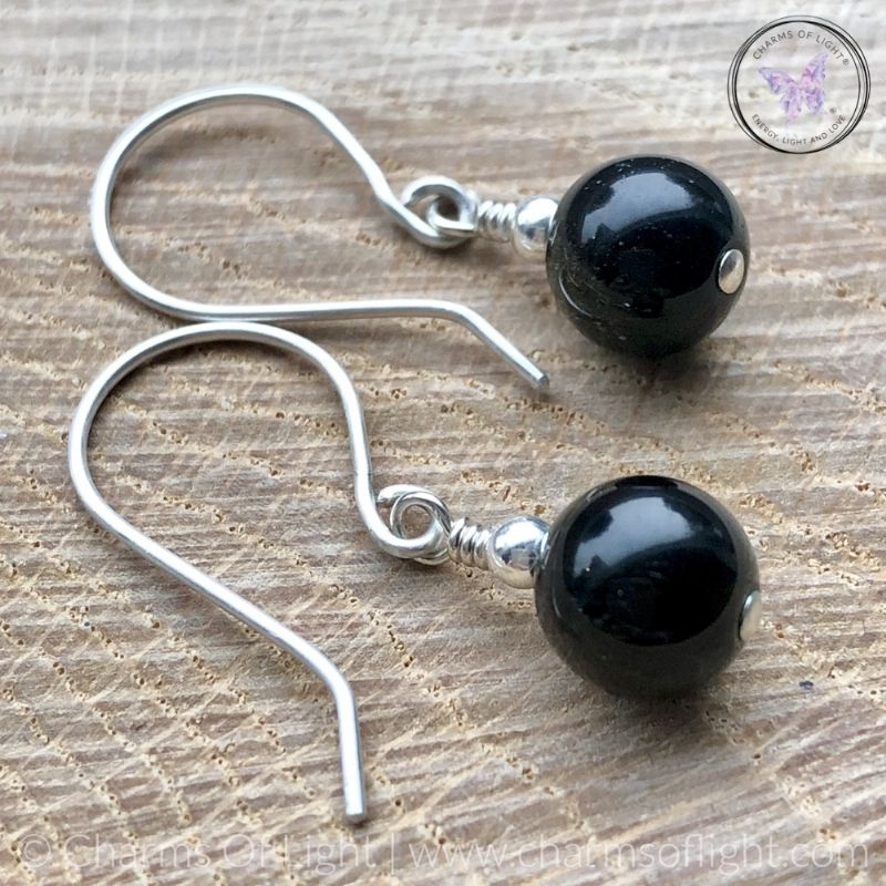 Golden Obsidian Earrings
